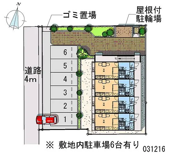 ★手数料０円★武蔵村山市学園　月極駐車場（LP）